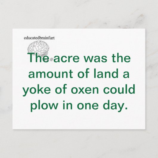 Een waarheid briefkaart (Voorkant)