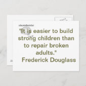 Een waarheid briefkaart (Voorkant / Achterkant)