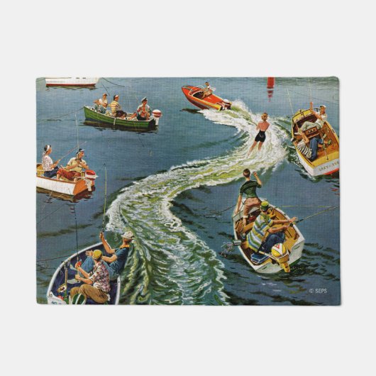 Een Wake van Ben Kimberly Pins Deurmat (Voorkant)