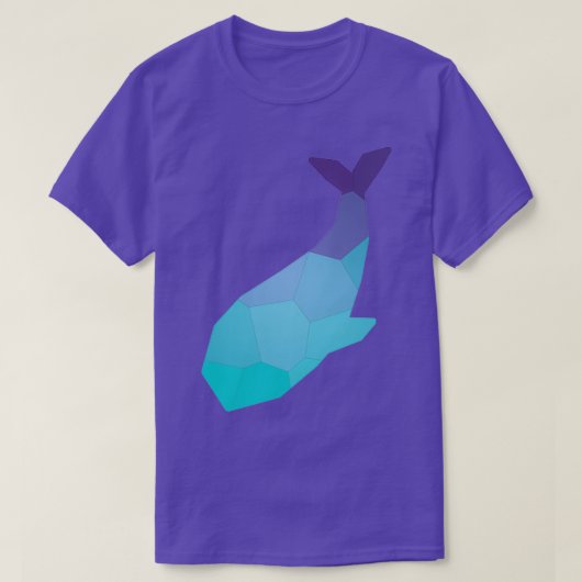 Een walvis die drijft in de gletsjer t-shirt (Design voorkant)