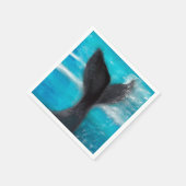 Een walvis servet (Hoek)