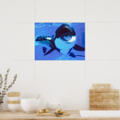 Een walvis van een tijd poster (Keuken)