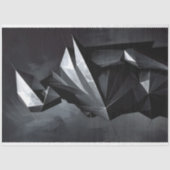 Een wan-krijger geïnspireerd op het futurisme tissuepapier (Voorkant)