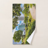 Een wandeling door Hama Rikyu tuinen, Tokio Bad Handdoek (Handdoek)