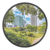 Een wandeling door Hama Rikyu tuinen, Tokio Hockey Puck (Voorkant)