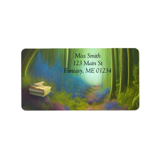 Een wandeling door het gekantelde hout etiket (Voorkant)