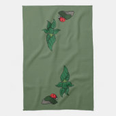 Een wandeling in de Bossen Keukenhanddoek (Verticaal)