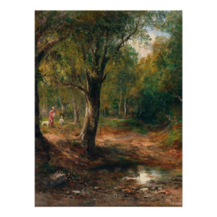 Een wandeling in het bos – Emil Barbarini Perfect Poster