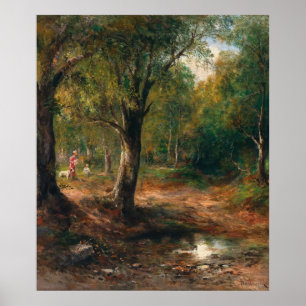 Een wandeling in het bos – Emil Barbarini Poster