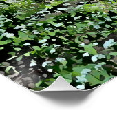 Een wandeling in het bos perfect poster (Hoek)