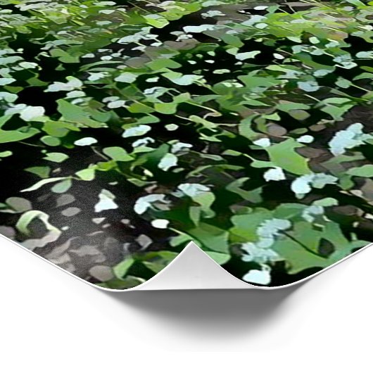 Een wandeling in het bos perfect poster (Hoek)