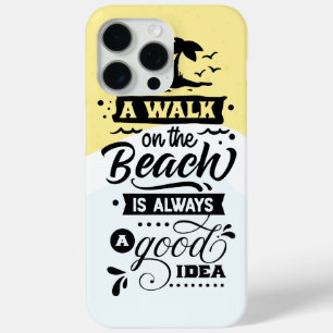 Een wandeling op het strand is altijd een goed ide iPhone 15 pro max hoesje