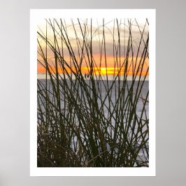 Een wandeling op het strand poster