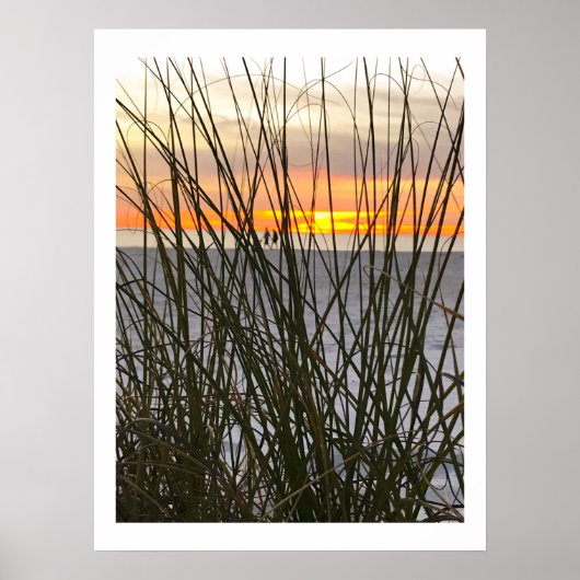 Een wandeling op het strand poster (Voorkant)