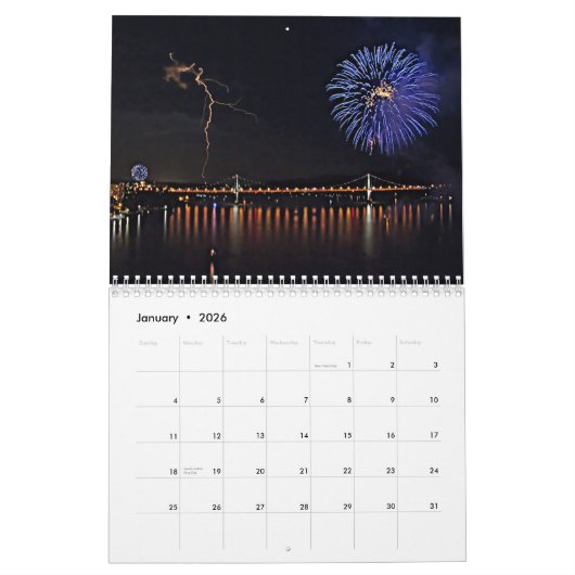 Een wandeling over de Hudson Kalender (Jan 2026)