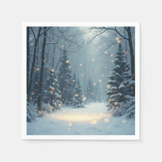 Een warm winterverhaal servet