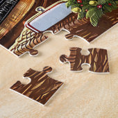 Een warme kerstbijeenkomst legpuzzel (Zijkant)