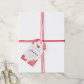 Een watermeloen verjaardag dank je cadeaulabel (Met Touw)