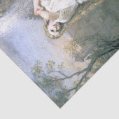 Een waternymph-ontkoppeling tissuepapier (Detail)