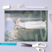 Een waternymph-ontkoppeling tissuepapier (Craft)