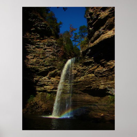 Een waterval poster (Voorkant)