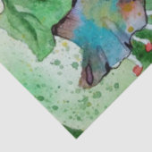 Een Waterverf Hummingbird Tissuepapier (Detail)