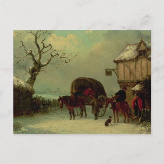 Een Wayside Rest - Stoppen bij Inn Briefkaart (Voorkant)