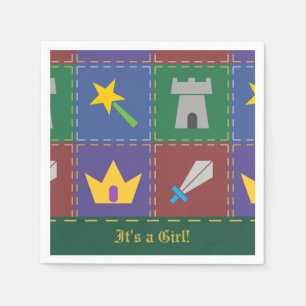 Een-Wee-Baby shower van Fantasy Quilt Napkins Servetten