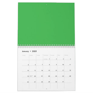 Een weelderig landschap gevuld met dichte groene b kalender