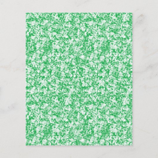 Een weelderige, groene varen met delicate, boogvor flyer (Achterkant)