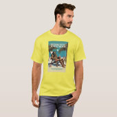 Een weerwolf in Myrtle Beach T-shirt (Voorkant volledig)