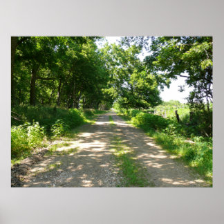 Een weg minder onderweg poster