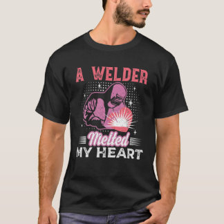 Een Welder heeft mijn Vriendin van de Heart Welder T-shirt