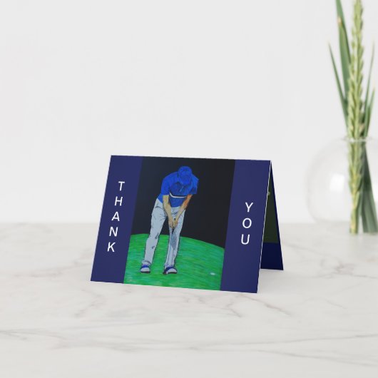 EEN WELKE GROTE RONDE BEDANKKAART (Voorkant)