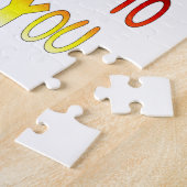 Een welkomstboodschap: een Motivatie quote Legpuzzel (Zijkant)