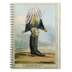 Een Wellington Boot - of het hoofd van de Armye, Notitieboek