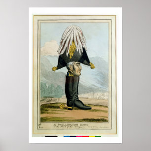 Een Wellington Boot - of het hoofd van de Armye, Poster
