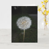 Een wens maken kaart (Gele Bloem)