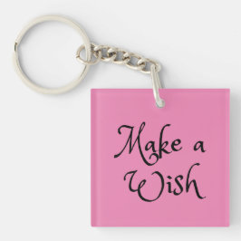 Een wens maken sleutelhanger