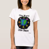Eén wereld, één ras t-shirt (Voorkant)