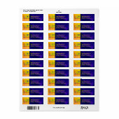 Eén wereld etiket (Full Sheet)