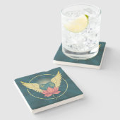 Een wereld in liefde Onderzetter (Zijkant)