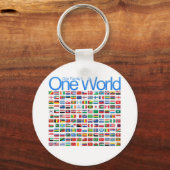 Eén wereld sleutelhanger (Voorkant)