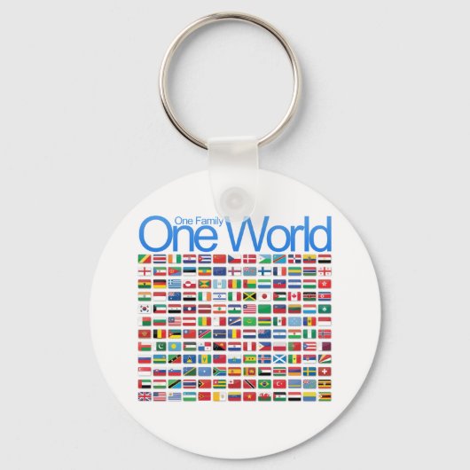 Eén wereld sleutelhanger (Voorkant)