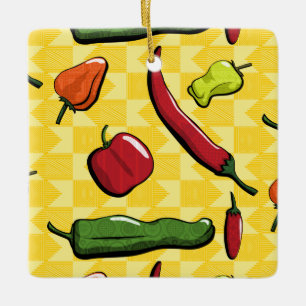 Een wereld van Chili Peppers Ornament