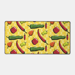 Een wereld van chilipepers bureaumat