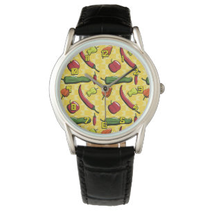 Een wereld van chilipepers horloge