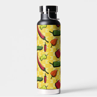Een wereld van chilipepers waterfles