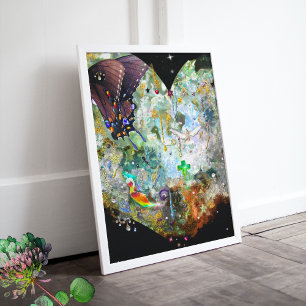 Een wereld van je eigen canvas afdruk