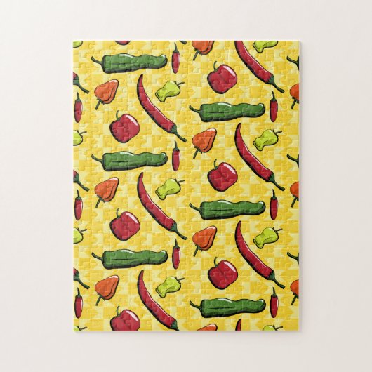 Een wereld van kinderpannen puzzel (Verticaal)